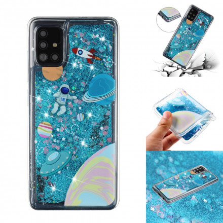 Samsung Galaxy A52 4G / A52 5G geval Glitter Space