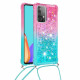 Samsung Galaxy A52 4G / A52 5G Silicone geval Glitter en koord