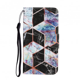 Samsung Galaxy A52 4G / A52 5G Geometrische marmeren case