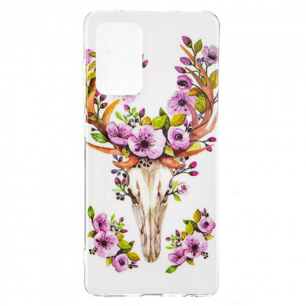 Samsung Galaxy A52 4G / A52 5G Hoesje Majestic Fluorescerende Stag