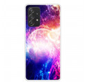 Samsung Galaxy A52 4G / A52 5G Silicone Hoesje Planets on Fire
