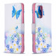 Samsung Galaxy A72 4G / A72 5G geval beschilderd vlinders en bloemen
