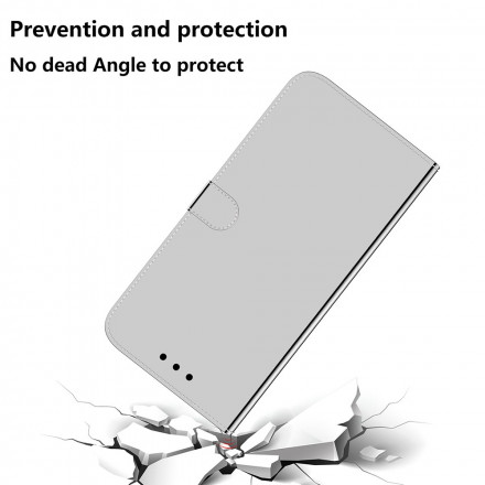 Samsung Galaxy A52 4G / A52 5G kunstlederen hoesje spiegel Cover