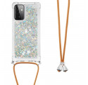 Samsung Galaxy A72 4G / A72 5G Glitter geval met sleutelkoord