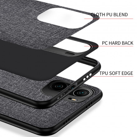 Xiaomi Poco F3 Hoesje Stof Textuur