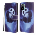Xiaomi Redmi Note 10 / Note 10s Panda Ruimte Strap Case