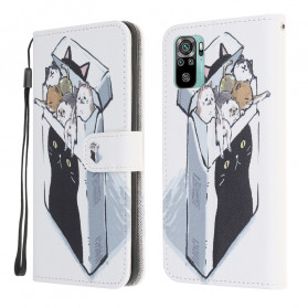 Xiaomi Redmi Note 10 / Note 10s geval levering Lanyard Cats