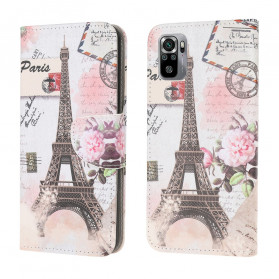 Xiaomi Redmi Note 10 / Note 10s Retro Eiffeltoren Case