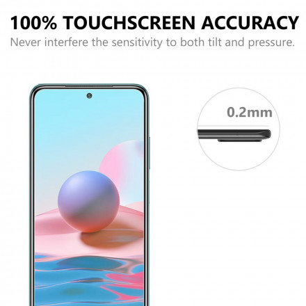 Gehard glazen screenprotector voor de Xiaomi Redmi Note 10 / Note 10s Gehard glazen screenprotector voor de Xiaomi Redmi Note 10 / Note 10s