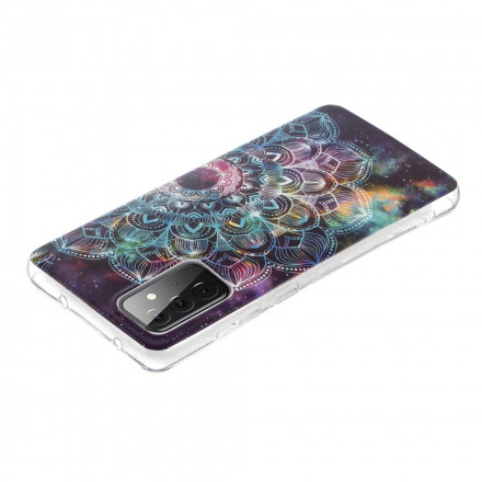 Samsung Galaxy A72 4G / A72 5G geval Mandala gekleurde fluorescerende