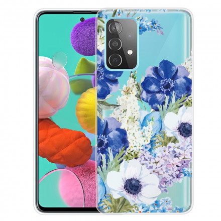 Samsung Galaxy A32 4G aquarel bloem case