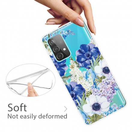 Samsung Galaxy A32 4G aquarel bloem case