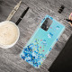 Samsung Galaxy A32 4G Blauwe Bloemen Hoesje