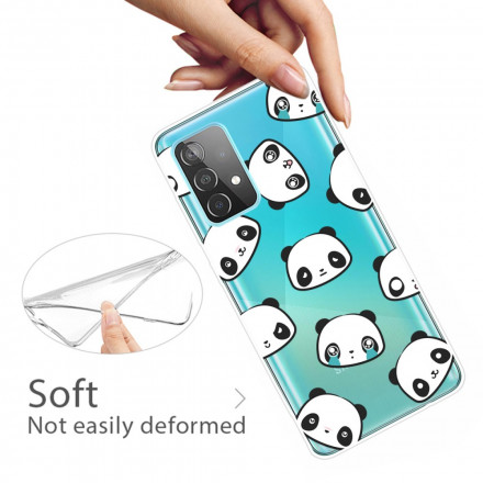 Samsung Galaxy A32 4G Sentimentele Panda's Hoesje