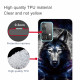 Samsung Galaxy A32 4G Flexibele Wolf case