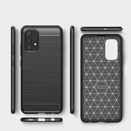 Samsung Galaxy A32 4G geborsteld Carbon Fiber Case