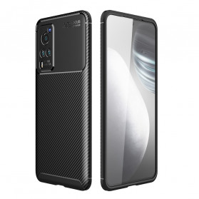 Vivo X60 Flexibele Koolstofvezel Textuur Shell