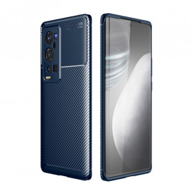 Vivo X60 Pro Plus Flexibele Koolstofvezel Textuur Shell