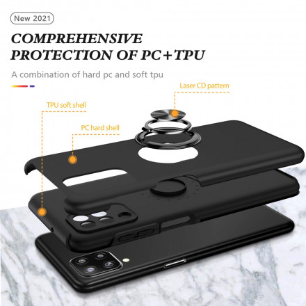 Samsung Galaxy A12 Hoesje Premium Draaibare Ring