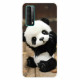Cover Huawei P smart 2021 Flexibele Panda