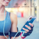 Samsung Galaxy A12 Glitter Hoesje met Lanyard