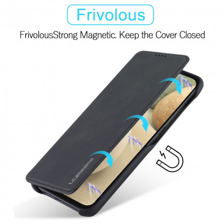 Flip cover Samsung Galaxy A12 LC.IMEEKE Leder Effect