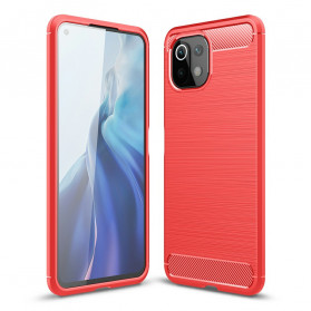 Xiaomi M1 11 Lite / Mi 11 Lite 5G geborsteld koolstofvezel behuizing