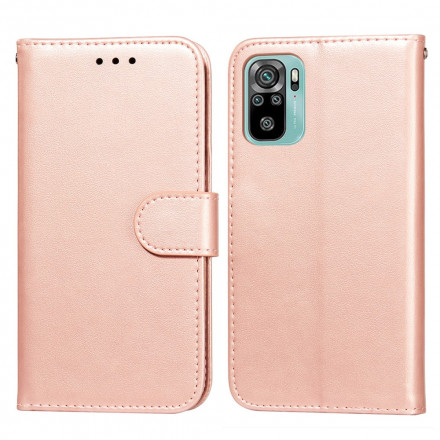 Xiaomi Redmi Note 10 / Note 10s Style Lederen Hoesje Monochroom