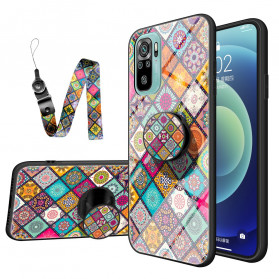 Xiaomi Redmi Note 10 / Note 10s Magnetische Patchwork geval