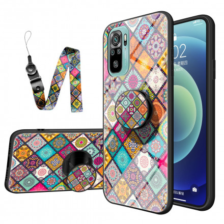 Xiaomi Redmi Note 10 / Note 10s Magnetische Patchwork geval