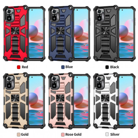 Xiaomi Redmi Note 10 / Note 10s Afneembare behuizing met afneembare standaard Xiaomi Redmi Note 10 / Note 10s Afneembare behuizing met afneembare standaard