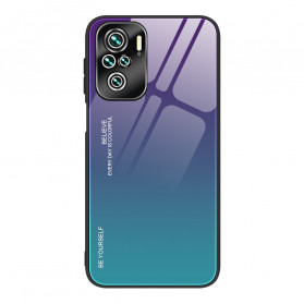 Xiaomi Redmi Note 10 / Note 10s gehard glas Case Be Yourself