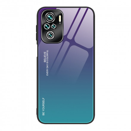 Xiaomi Redmi Note 10 / Note 10s gehard glas Case Be Yourself Xiaomi Redmi Note 10 / Note 10s gehard glas Case Be Yourself
