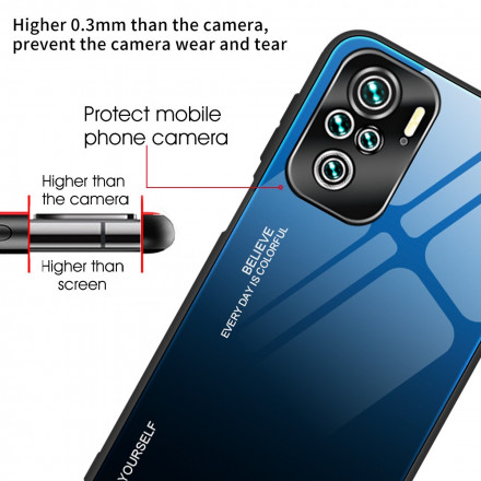 Xiaomi Redmi Note 10 / Note 10s gehard glas Case Be Yourself Xiaomi Redmi Note 10 / Note 10s gehard glas Case Be Yourself