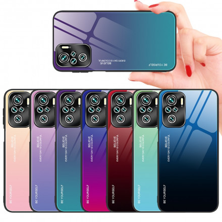 Xiaomi Redmi Note 10 / Note 10s gehard glas Case Be Yourself Xiaomi Redmi Note 10 / Note 10s gehard glas Case Be Yourself