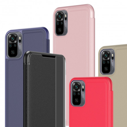 Bekijk Cover Xiaomi Redmi Note 10 / Note 10s Premium Kunstleer