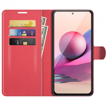 Xiaomi Redmi Note 10 / Note 10s lederen stijl geval magnetische sluiting