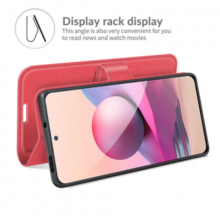 Xiaomi Redmi Note 10 / Note 10s lederen stijl geval magnetische sluiting