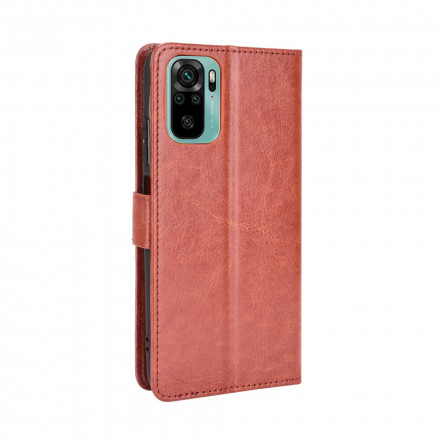 Xiaomi Redmi Note 10 / Note 10s Faux glanzend lederen hoesje