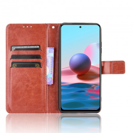 Xiaomi Redmi Note 10 / Note 10s Faux glanzend lederen hoesje