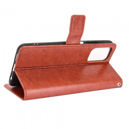 Xiaomi Redmi Note 10 / Note 10s Faux glanzend lederen hoesje