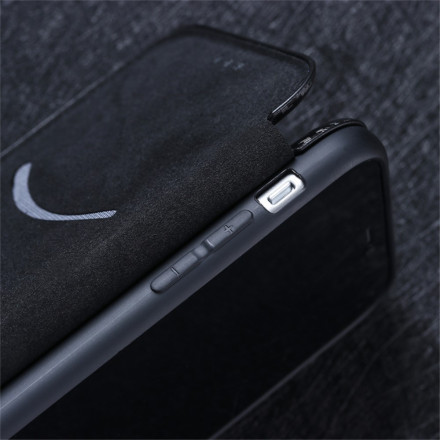 Flip Cover Xiaomi Redmi Note 10 / Note 10s Carbon Fiber met Ring ondersteuning