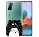Xiaomi Redmi Note 10 / Note 10s Case Kijk naar de katten