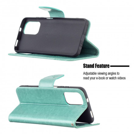 Xiaomi Redmi Note 10 / Note 10s Vlinder afgedrukt Strap Case