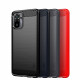 Xiaomi Redmi Note 10 / Note 10s Geborsteld Carbon Fibre Case Mofi