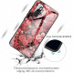 Xiaomi Redmi Note 10 Pro Hard Cover Glas Roze Bloemen