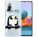 Xiaomi Redmi Note 10 Pro Hoesje Penguin Fuck You