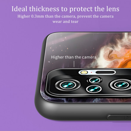 Xiaomi Redmi Note 10 Pro Case gehard glas ontwerp kleuren