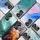 Xiaomi Redmi Note 10 Pro Case gehard glas ontwerp kleuren