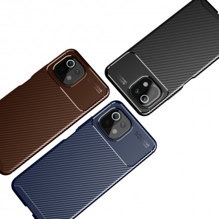 Xiaomi Mi 11 Lite / Lite 5G Flexibele Carbon Fibre Case